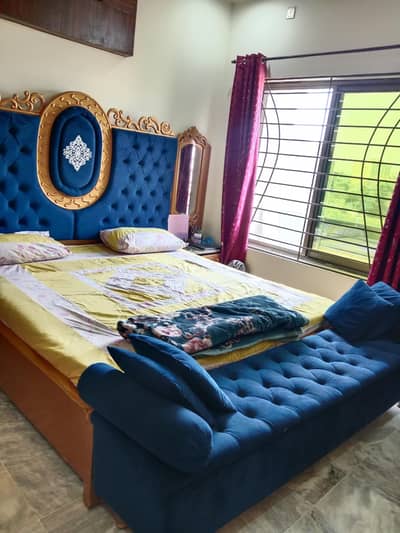 stylish double bed for sale -excellent condition