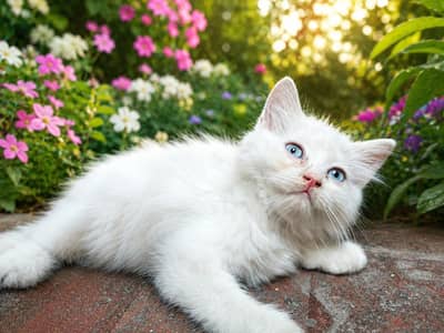 Double coat Persian cat