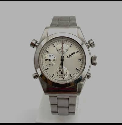 LARK Chronograph automatic watch with Alarm -made in Japan