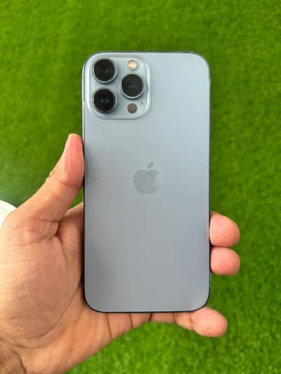 13 pro max 256gb non pta FU model sierra blue color 2 months sim time
