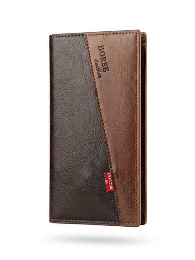 Stylish Leather Long Purse for Gents