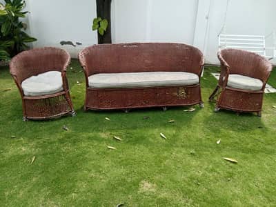 Cane Sofa Set