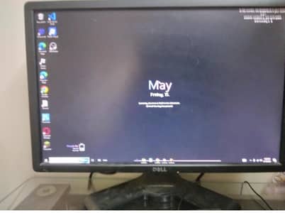 with mouse keyboard cpu and monitor and internet device