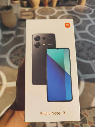 Redmi note 13 8/256 with box and charger