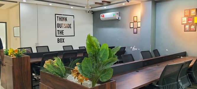 Area 2000 Square Feet Brand New Corporation Office Available For Rent In Maulana Shaukat Ali Road Faisal Town Lahore