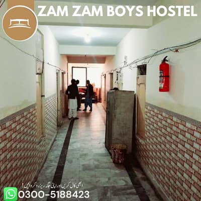 Zam Zam Boys Hostel Sharing Rooms available
