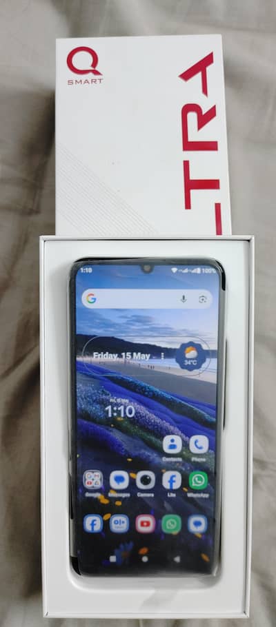 Qmobile Ultra Smart hd with box accessories (Read ad first carefully)
