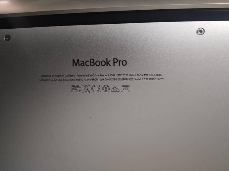 mackbook pro 13 model 2