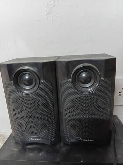 audionic orginal home theaters with everything and one yerar warrebty