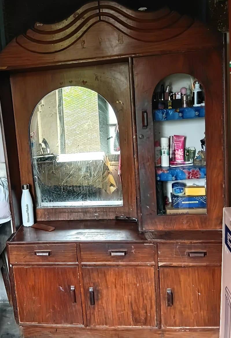 dressing table and show case 1