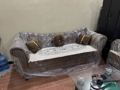 Royal Premium 5 Seater Sofa Set with 2 Seater Sethi.
