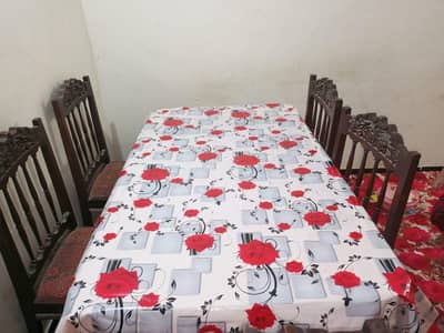 DINING TABLE WITH 5 CHAIRS