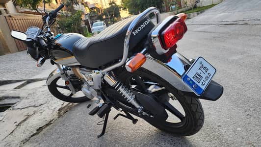 Honda CG 150 Black Edition for Sale Islamabad Registered 10/10