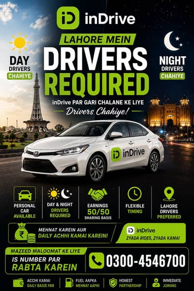 Earn with My Car on InDrive – 24/7 Availability for Drivers