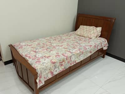 Double bed, 2 single beds, and dining table for sale