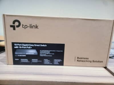 TP-Link TL-SG1218MP 18-Port Gigabit Rackmount Switch with 16-Port PoE+
