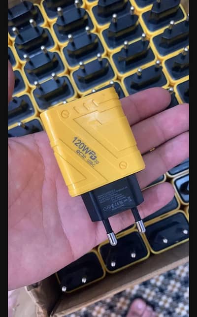 GaN 120 Watt charger -- Free home delivery (can be returned)