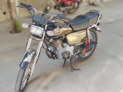 Honda CG 125 Special Edition Self Start Gold Black