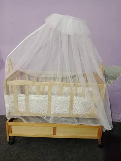 Wooden Baby Cradle / Jhoola for Sale