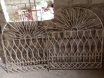 iron grill window pair