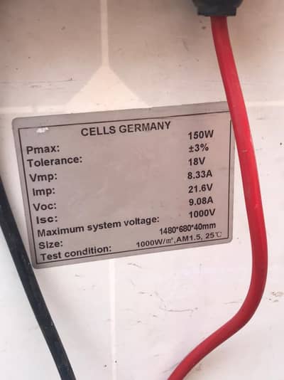 used solar panel