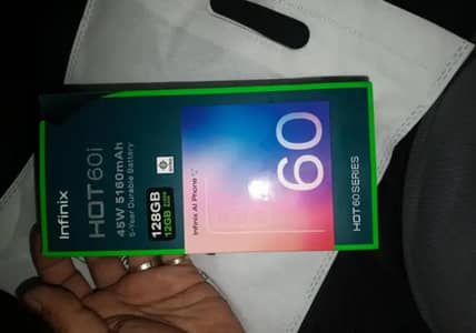 Infinix hot 60i complete box 10/10 condition