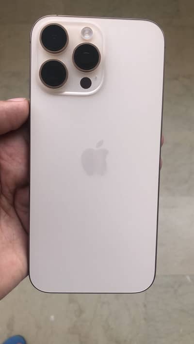 Iphone 16 pro max 256gb PTA (with box & cable)
