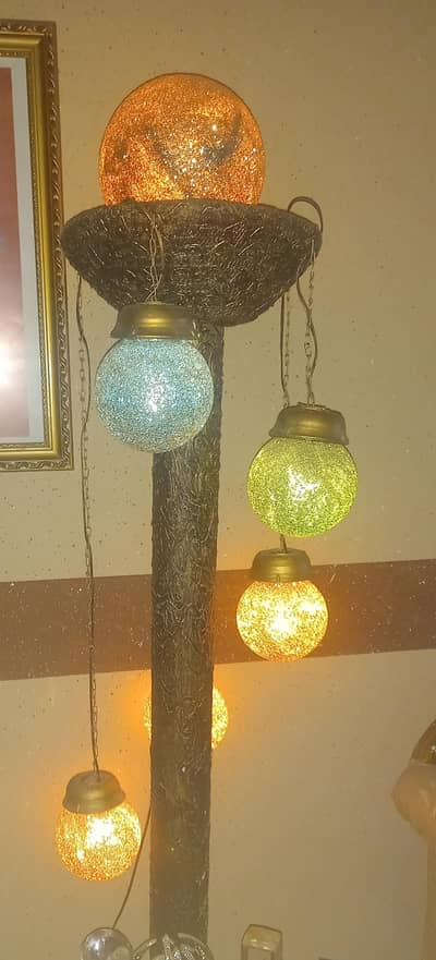 Beautiful colour full floor lamp for sale. .