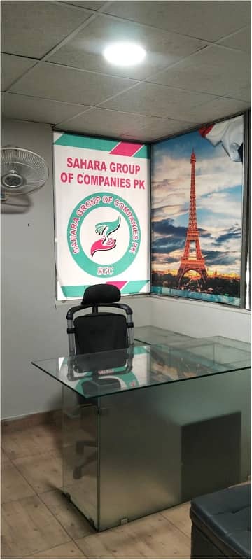 Fully Furnished Brand New Office Area 700 Square Feet Available For Rent In Main Boulevard Road Gulberg 3 Lahore