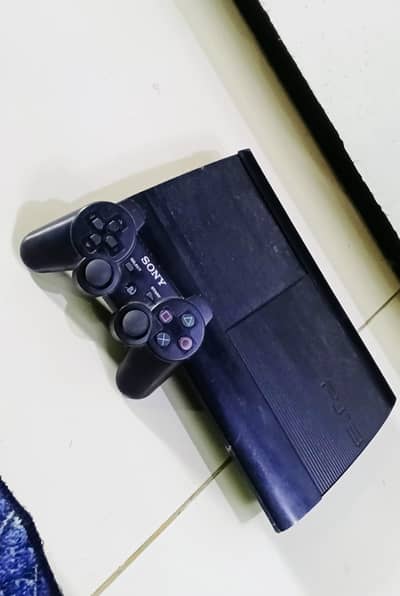 ps3 super slim (jail break 500) wireless controller (ws no 03142261734