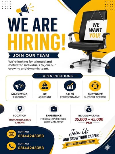 URGENT HIRING: Matric Pass Students