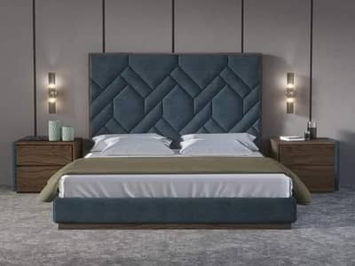 bed / bed set / wooden bed /double bed / side tables & Dressing table