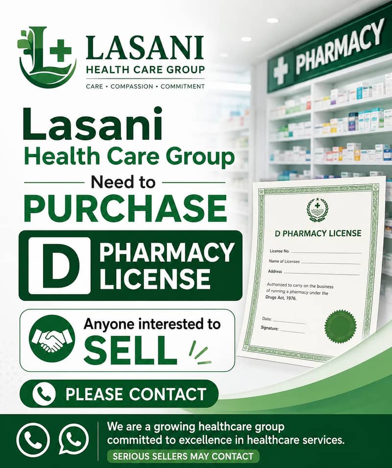 D Pharmacist Required 0