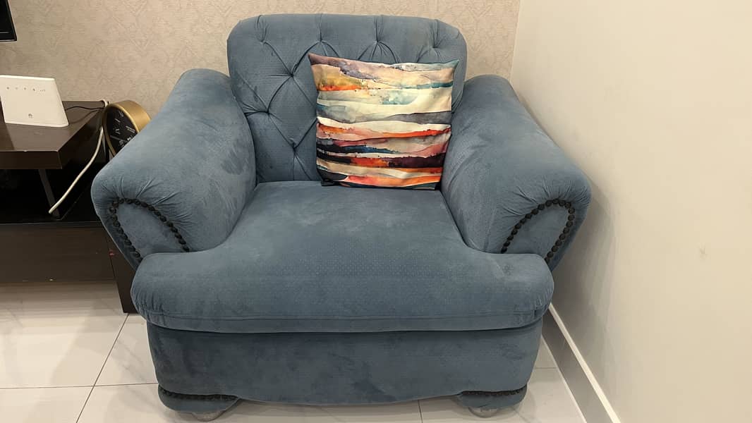 Barely used premium sofa set 1