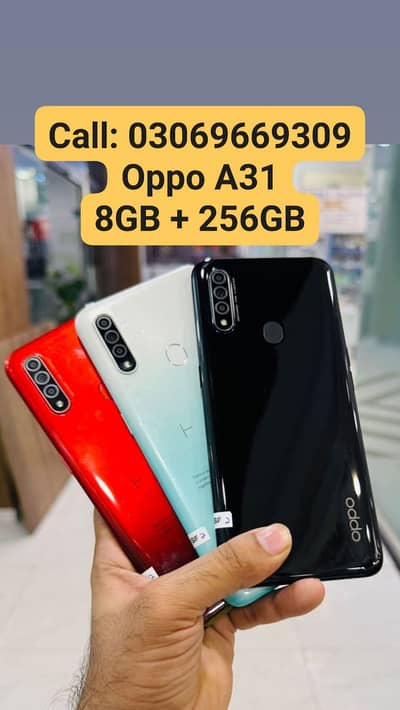 Oppo A31 PTA Approved With Box 8GB Ram 256GB Room With Warranty