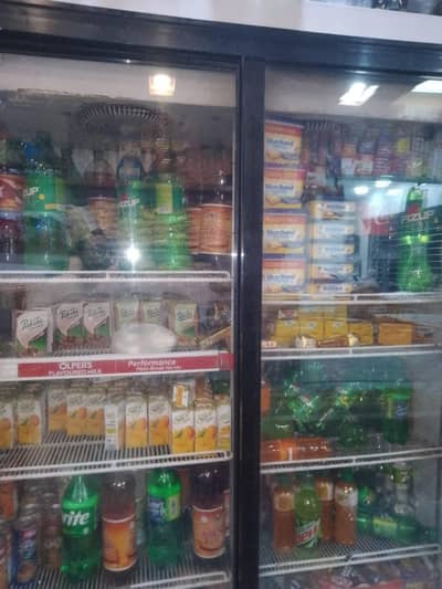 Dual Glass Door Bakery Fridge