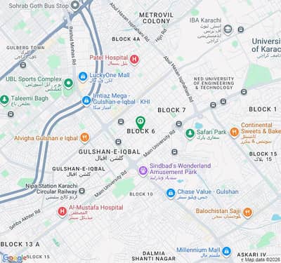 *Flat For Sale* 2 Bedroom, Drawing room And Tv Lounge, American Kitchen, Road Facing, West Open, Zehra Square, Block 6, Gulshan-e-Iqbal, Karachi.  Demand: 70 Lac *Code(16411)*