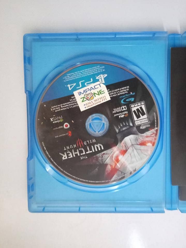 Witcher 3 PS4 CD Used 1