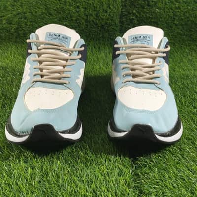  Premium Casual Sneakers For Men – Sky Blue & White | Size 42 