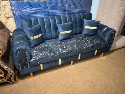 5 Seater Sofa /Towel Fabric sofa set /Living Room Set /stylish sofa