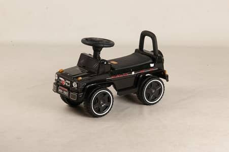 kid riding car