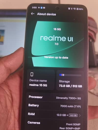 realme 15 5G 12GB 512GB Official PTA