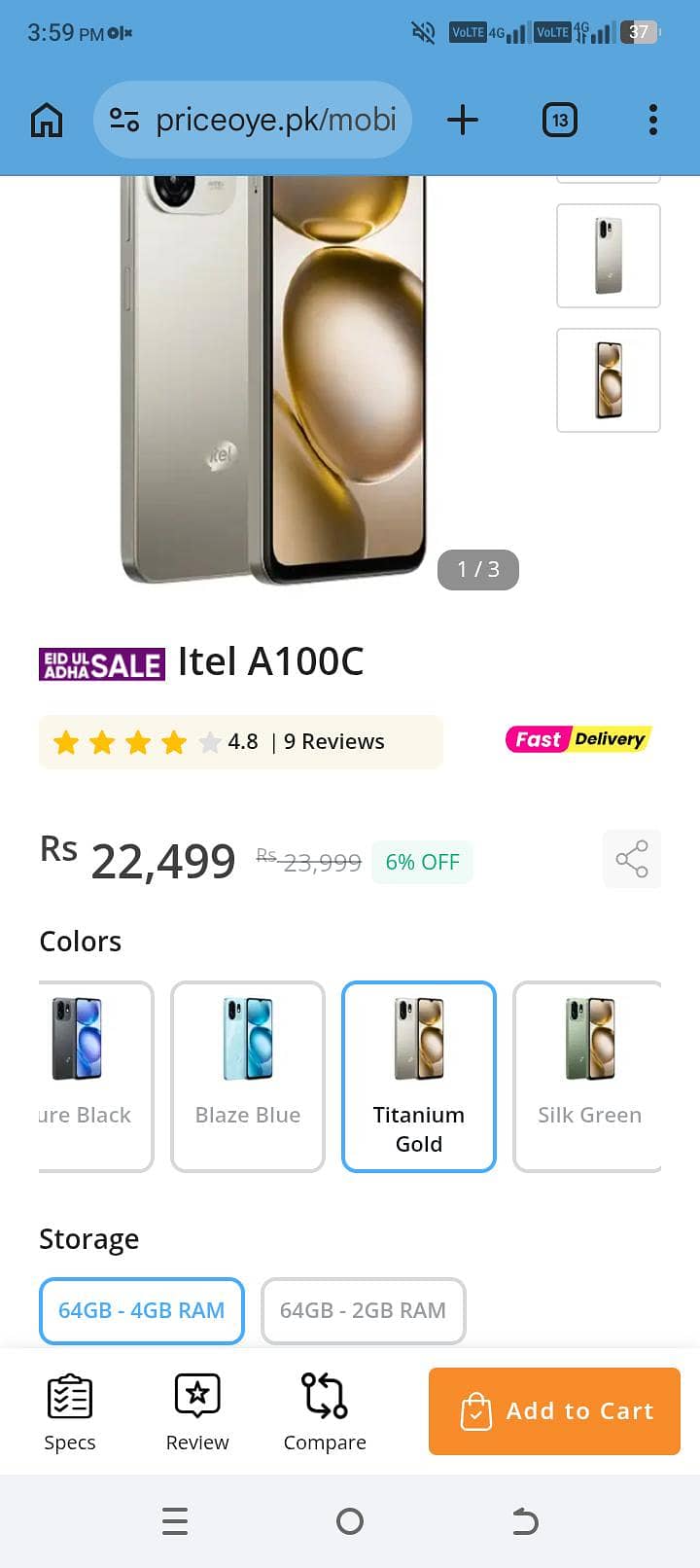 iTel A100C 3