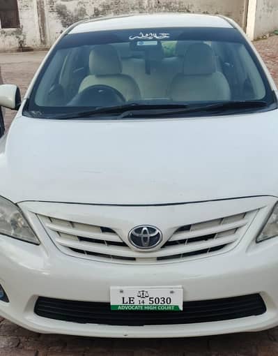 Toyota Corolla white Coler Very Good Condition Alloy Rims