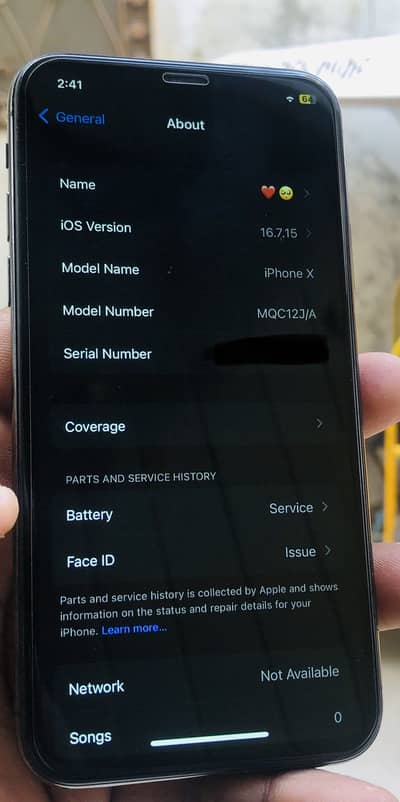 iPhone X, Sialkot, mobile, used mobile, good mobile