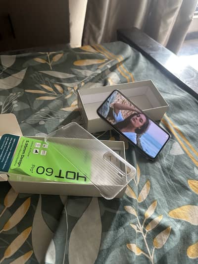 Infinix hot 60 pro + 1 day used urgent sale