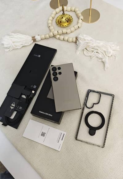 Samsung Galaxy S24 Ultra 12/512 Complete Box Urgent Sale Connect Wtp