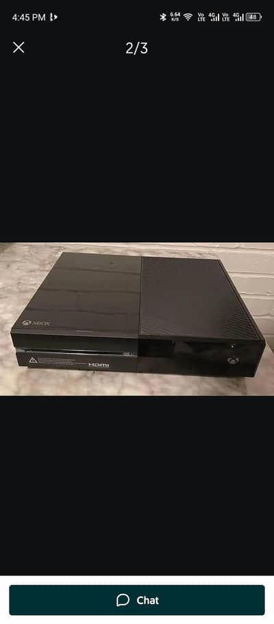 Xbox One with 2 games need for speed or battlefield 4