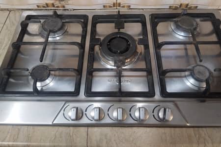 5 burner gass stove
