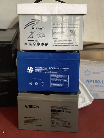 12 v100 ampere dry battery new